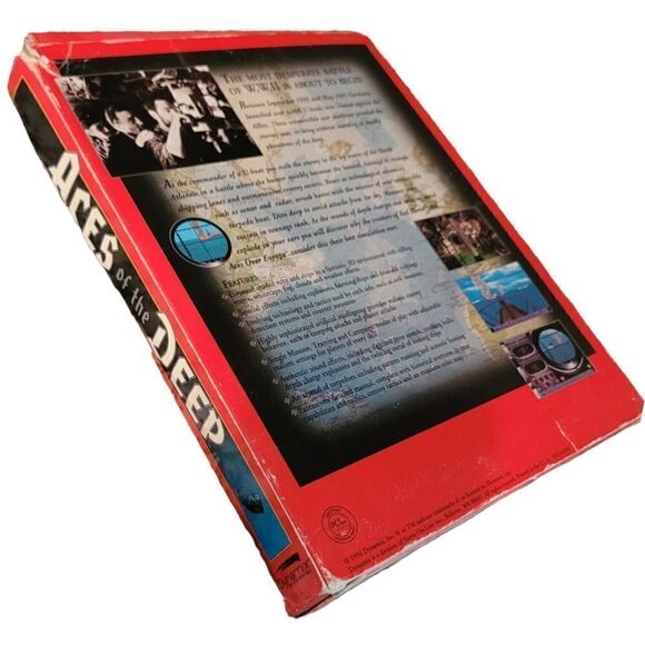 Vintage ACES of the DEEP PC Game 3.5" Disks MS-DOS 5.0 Dynamix Big Box - Picture 4 of 6